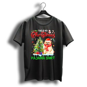 This Is My Christmas Pajama Shirt Pomeranian Dog T-Shirt