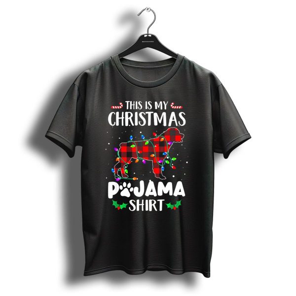 This Is My Christmas Pajama Shirt Rottweiler Plaid Lights T Shirt 1 t shirt 1