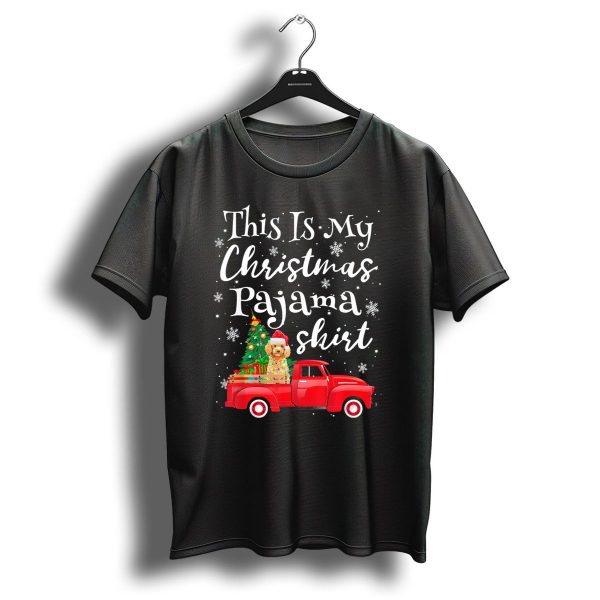 This Is My Christmas Pajama Shirt Vintage Red Truck Poodle Snowflakes Tree T Shirt 1 t shirt 1