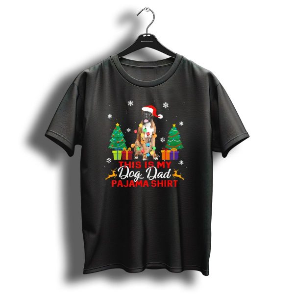 This Is My Dog Dad Pajama Shirt Christmas Boxer Lights T Shirt 1 t shirt 1