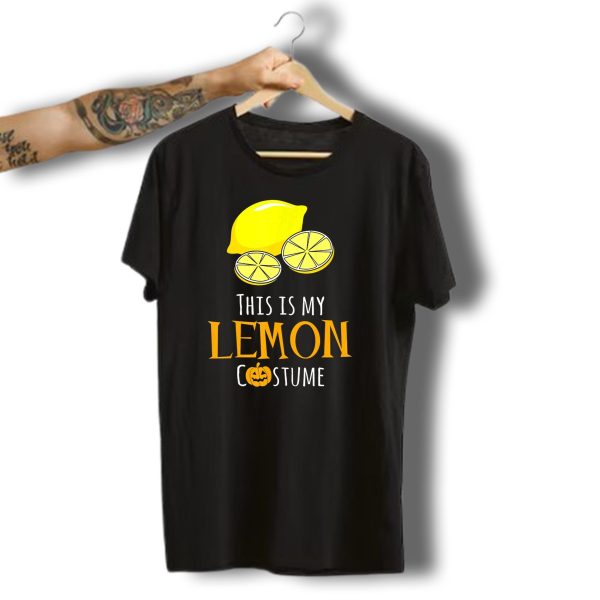 This Is My Lemon Costume With Halloween Pumpkin Family T Shirt t shirt 1
