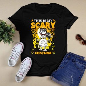 This Is My Scary Costume Halloween Georgia Bulldogs Football T Shirt