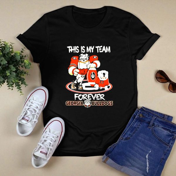 This Is My Team Forever Georgia Bulldogs T Shirt 1