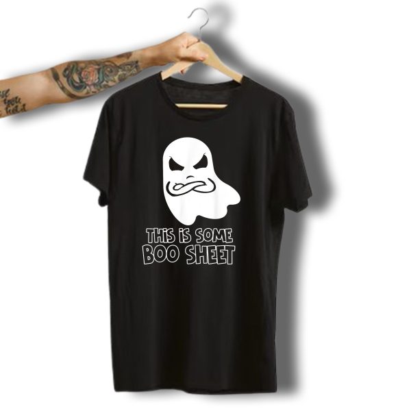 This Is Some Boo Sheet Halloween Ghost With Angry Face T Shirt t shirt 1