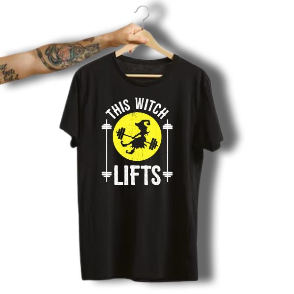 This Witch Lifts Halloween Fitness Barbell T Shirt 1 t shirt 1