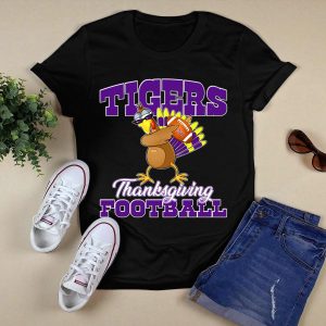 Tigers Thanksgiving Football Lsu Turkey T-Shirt