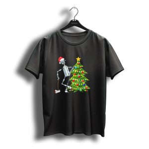 Tin Man Wizard Of Oz Santa Hat Christmas Tree T-Shirt