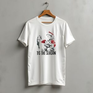 Tis The Season Santa Fishing Christmas T-Shirt
