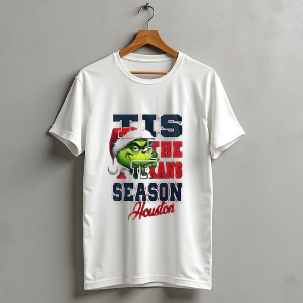 Tis The Texans Season Houston Texans Merry Christmas The Grinch T Shirt 1 t shirt 1