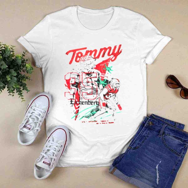 Tommy Eichenberg 35 Ohio State Buckeyes Football Captain T Shirt 0