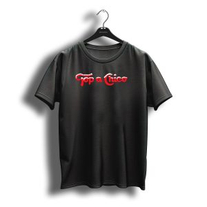 Top A Chico Christmas Santa Themed Typography T-Shirt