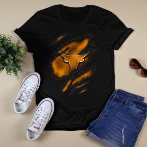 Torn Texas Longhorns Rip Claw Marks T-Shirt