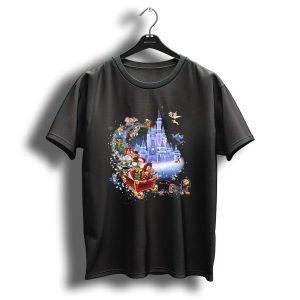 Toy Story Christmas Disney Castle Winter Wonderland T Shirt