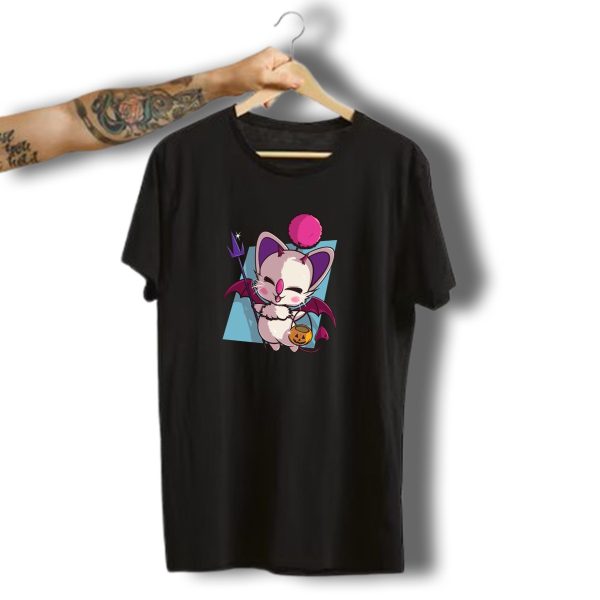 Trick Or Treat Kuupo Moogle Halloween Magic Wand Pumpkin Candy T Shirt t shirt 1