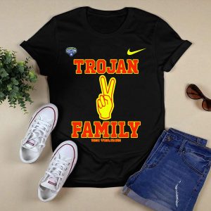 Trojan Family Usc Trojans Cotton Bowl Victory Sign T-Shirt