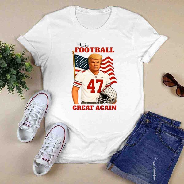 Trump 47 Make Football Great Again Ohio State Buckeyes T Shirt Style 1 0