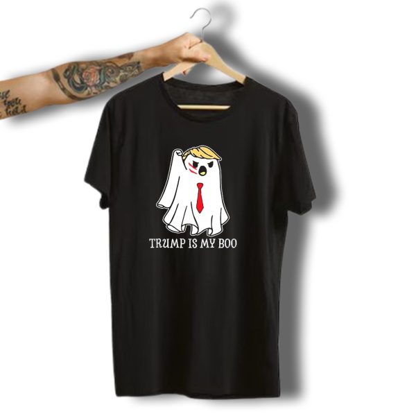 Trump Is My Boo Ghost Halloween T Shirt t shirt 1
