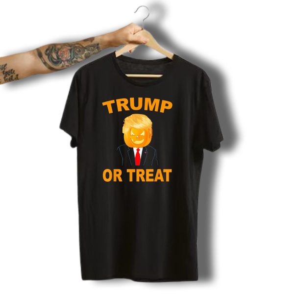 Trump Or Treat Pumpkin Halloween Trumpki T Shirt t shirt 1