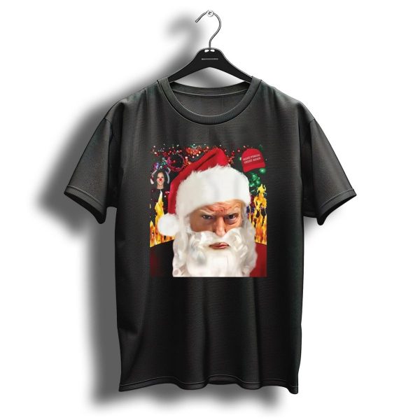 Trump Santa 2024 Make America Great Again Christmas T Shirt 1 t shirt 1