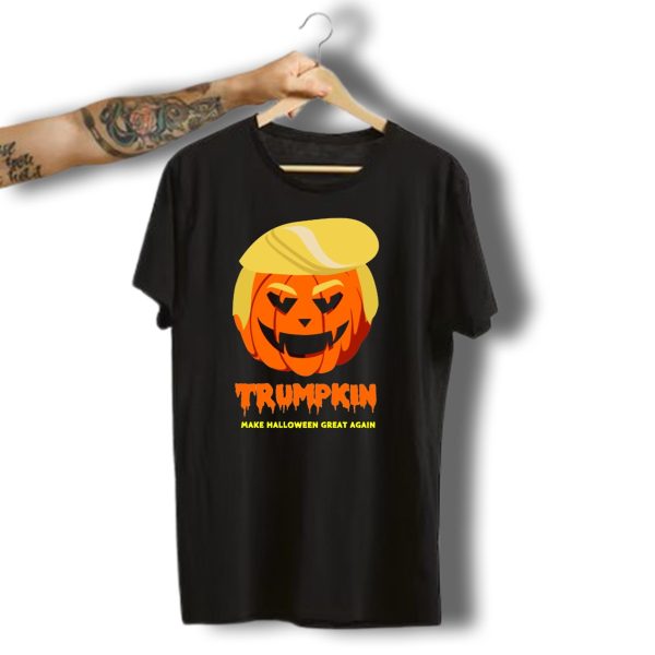 Trumpkin Donald Trump Pumpkin Make Halloween Great Again T Shirt t shirt 1