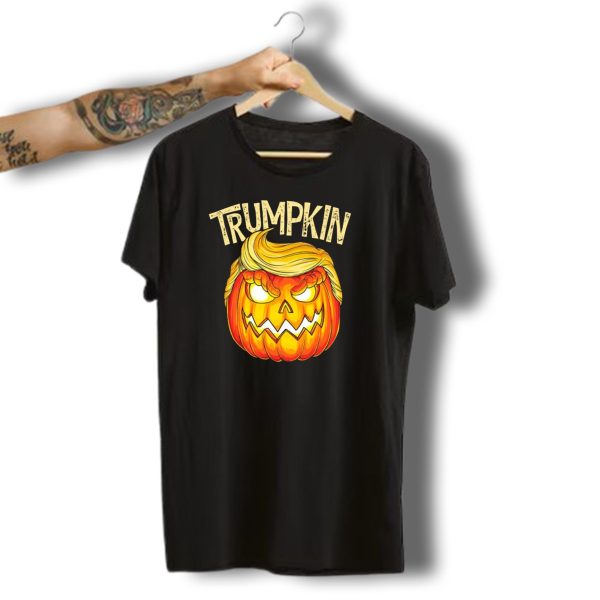Trumpkin Pumpkin Halloween Trump King T Shirt t shirt 1