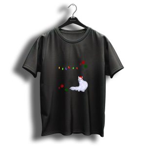 Turkish Angora Around The Christmas Tree Lights And Ornaments T Shirt