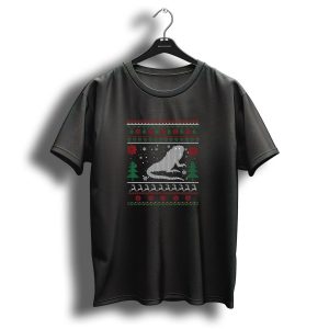Ugly Christmas Sweater Funny Iguana T-Shirt