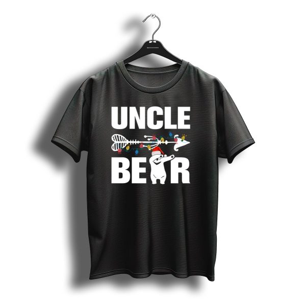 Uncle Bear Christmas Lights Santa Hat Fishbone Arrow T Shirt t shirt 1
