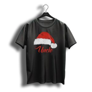 Uncle Christmas Santa Claus Hat T-Shirt