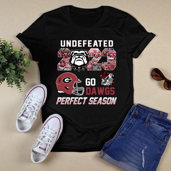 Undefeated 2023 Go Dawgs Perfect Season Shirt 1