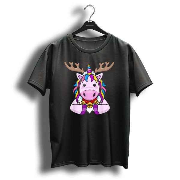 Unicorn Christmas Reindeer Animal Lovers Yule Festive Holiday Magic T Shirt 1 t shirt 1