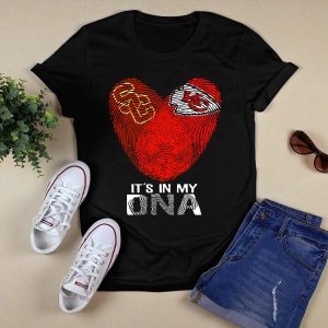 Usc Trojans Kansas City Chiefs It's In My Dna T-Shirt