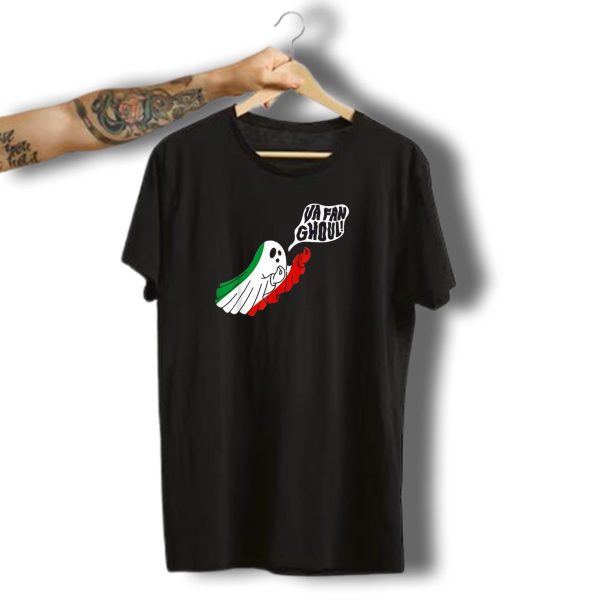 Va Fan Ghoul Italian Flag Colors Funny Halloween Ghost T Shirt t shirt 1 1