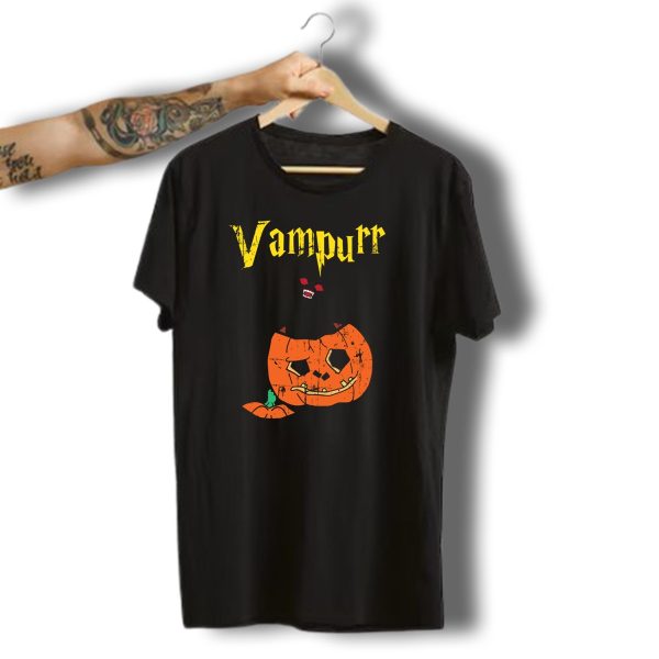 Vampurr Funny Cat Vampire Halloween Kitten Lovers T Shirt t shirt 1