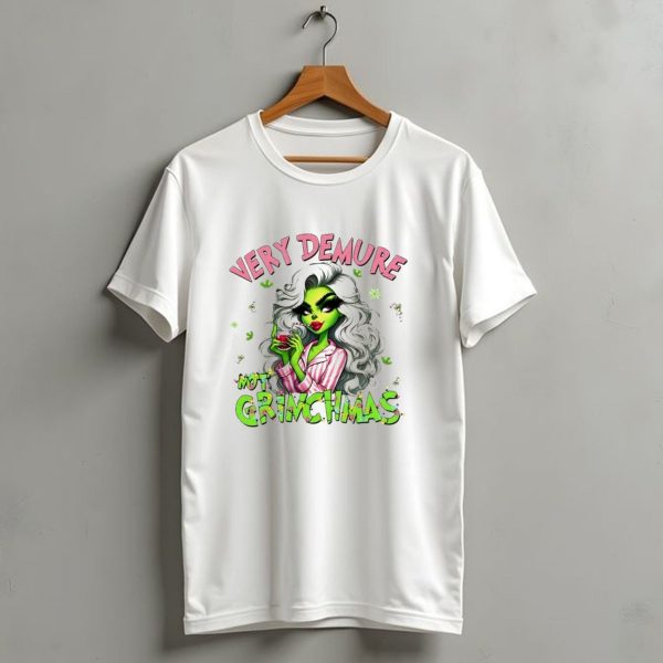 Very Demure Not Grinchmas Christmas Grinch Girl T Shirt 1 t shirt 1