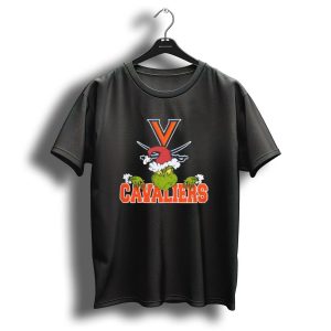 Virginia Cavaliers Grinch Christmas Football 2024 Ncaa T-Shirt