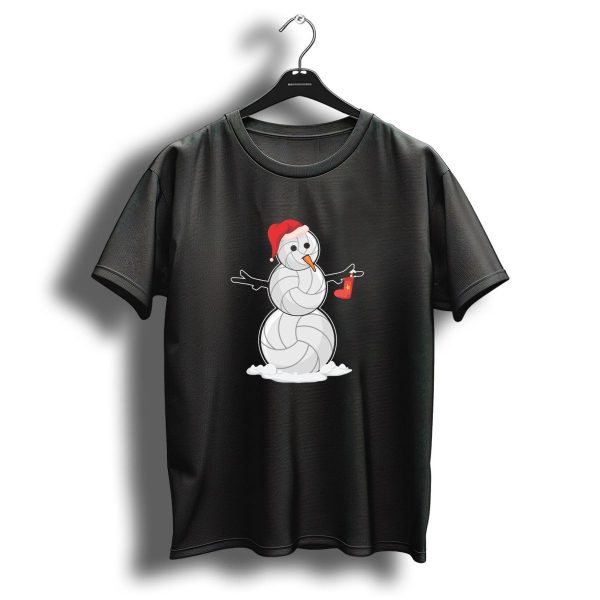 Volley Snowman Funny Christmas For Volleyball Lovers T Shirt 1 t shirt 1