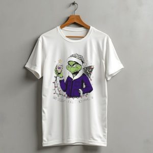 Washington Huskies Grinch Is This Jolly Enough Merry Christmas T-Shirt