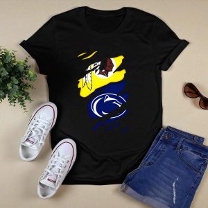 Washington Redskins Penn State Nittany Lions Fan Logo Mashup T-Shirt