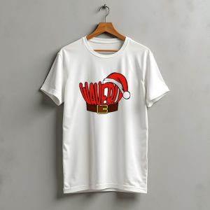 Waverly Christmas Santa Hat With Belt T-Shirt