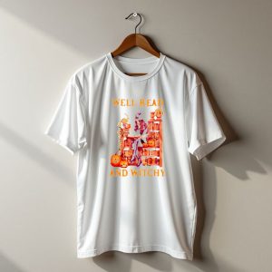 Well Read And Witchy Halloween T-Shirt