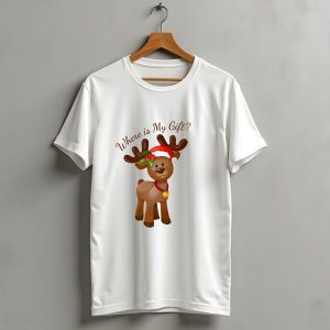 Where Is My Gift Deer Christmas T Shirt