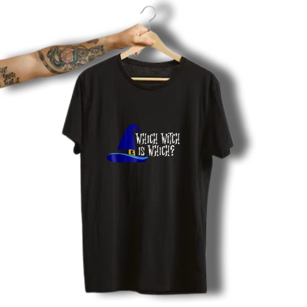 Which Witch Is Which Funny Halloween Witch Hat Teacher T Shirt t shirt 1