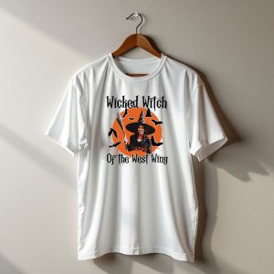 Wicked Witch Of The West Wing Kamala Harris Halloween Bat T-Shirt