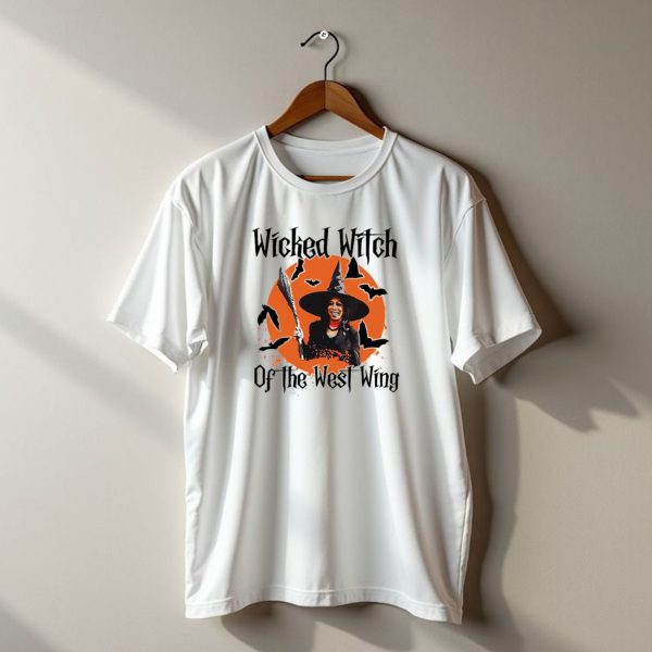 Wicked Witch Of The West Wing Kamala Harris Halloween Bat t shirt 1