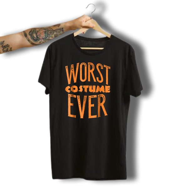 Worst Costume Ever Funny Halloween Spoopy T Shirt t shirt 1