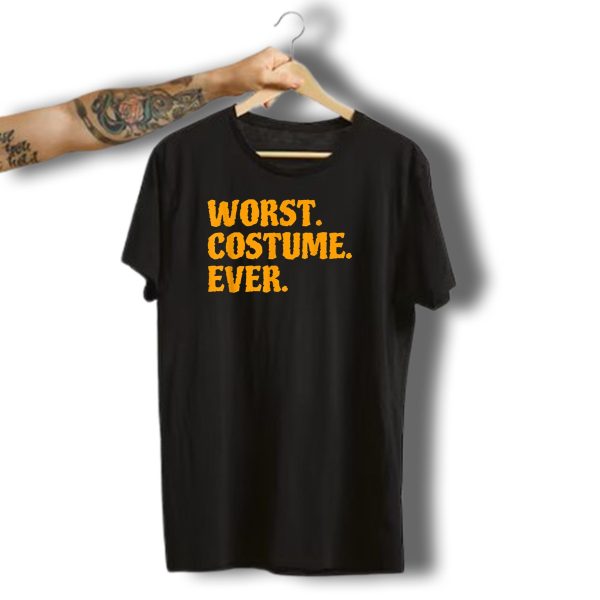 Worst Costume Ever Funny Halloween T Shirt t shirt 1