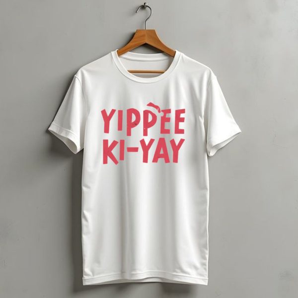 Yippee Ki Yay Christmas Holiday Santa Hat T Shirt 1 t shirt 1