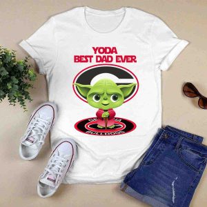Yoda Best Dad Ever Georgia Bulldogs T Shirt