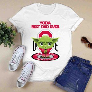 Yoda Best Dad Ever Ohio State Buckeyes T Shirt 1